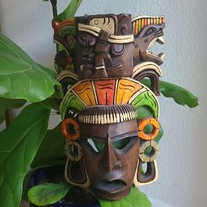 Mexican mask wall art
